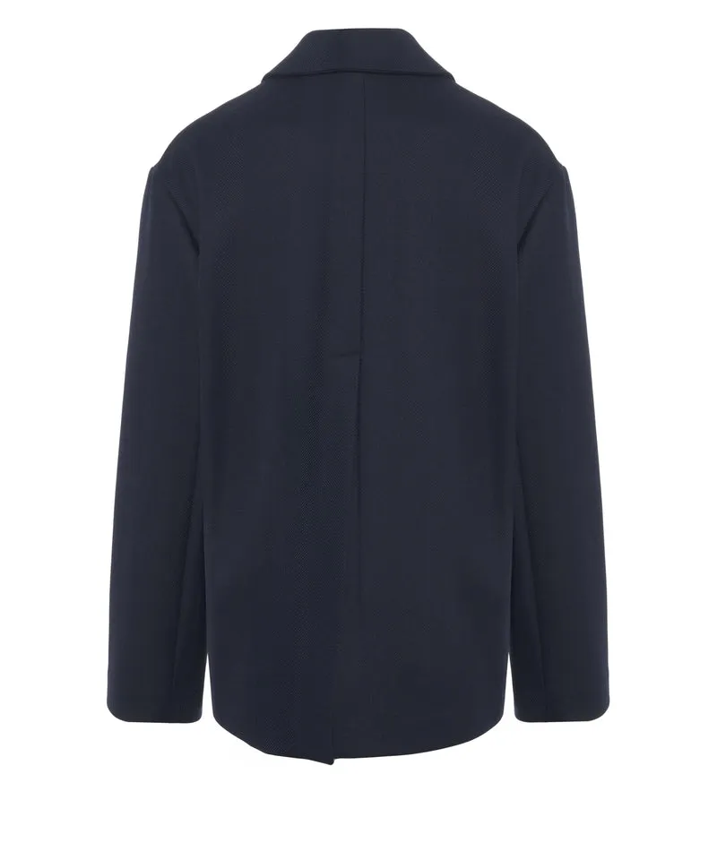 Blazer con tasche a toppa