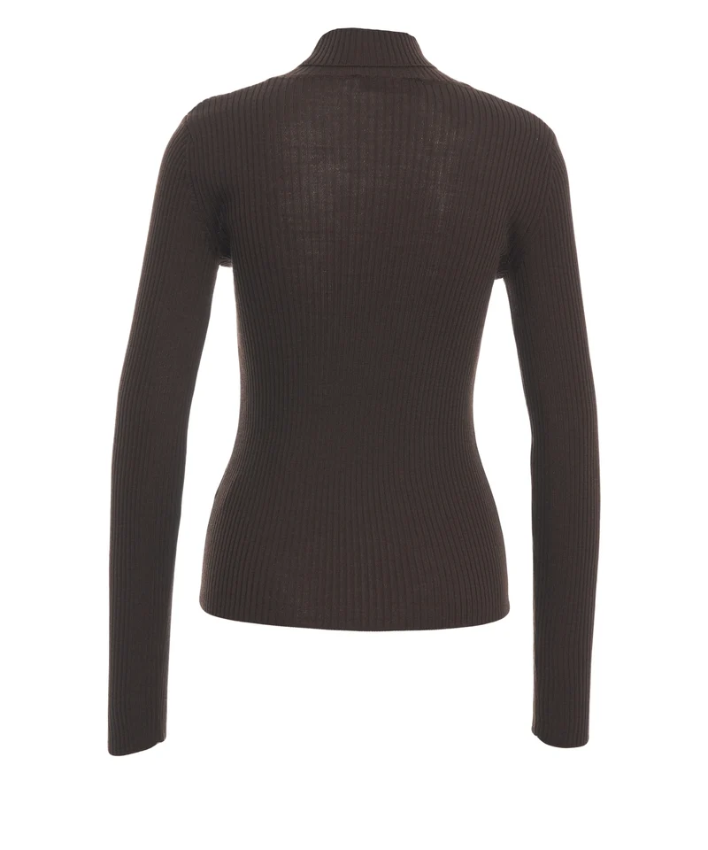 Maglione a dolcevita in lana