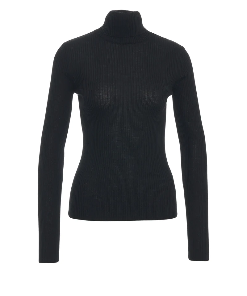 Maglione a dolcevita in lana