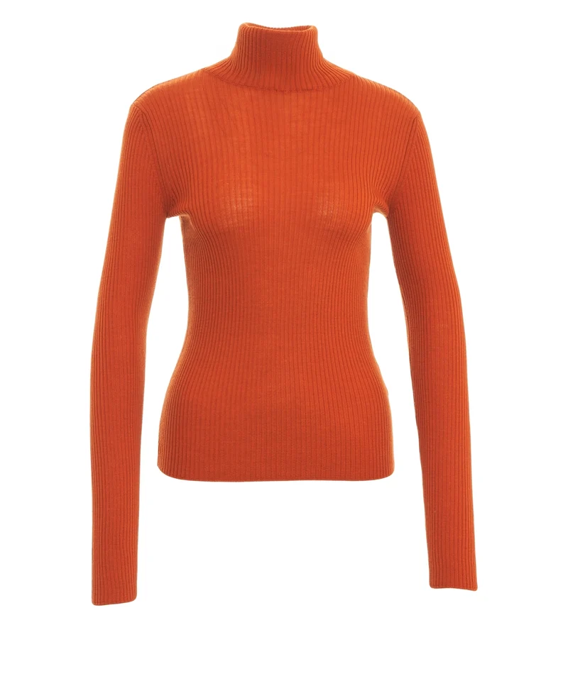Maglione a dolcevita in lana