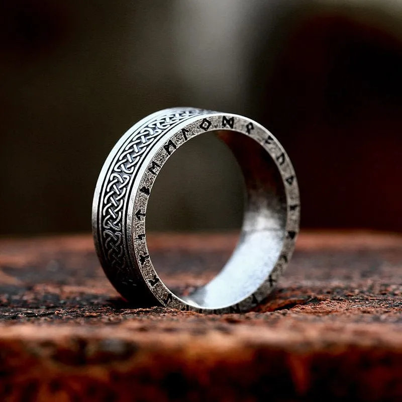 Keltischer Punk-Knotenring für Herren