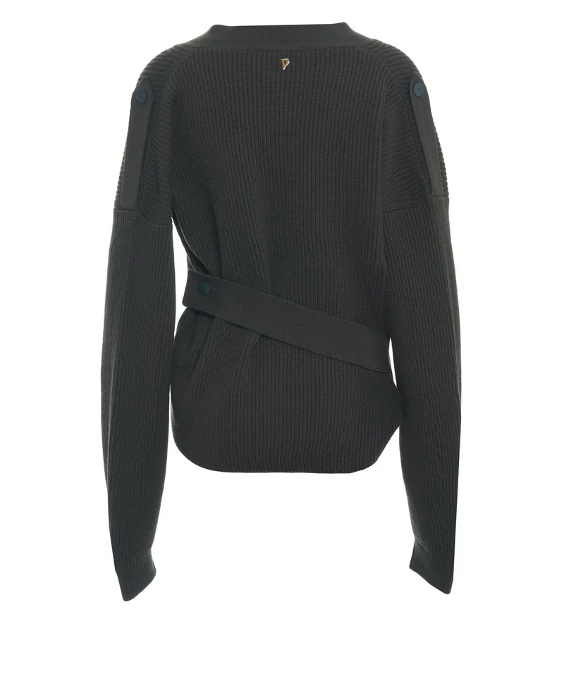 Cardigan in lana