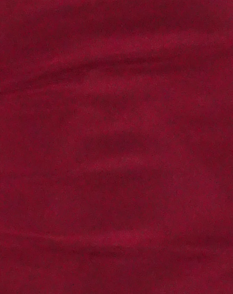 Moni Weste aus Mesh Maroon