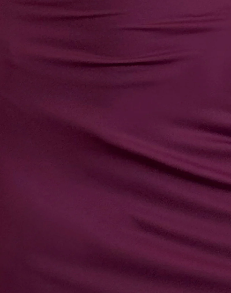 Britney Minikleid in Smooth Slinky Berry