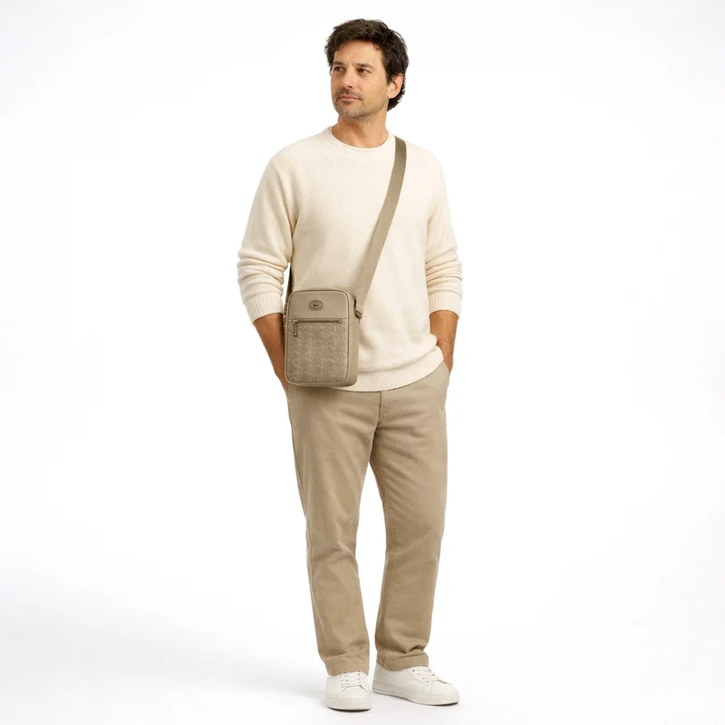 Lacoste Nomogramme - bandolera vertical 21 cm (Farbe: viennois)