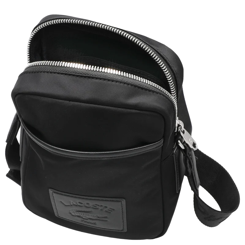 Lacoste Vertical Camera Bag - Bolso bandolera 22 cm (black)