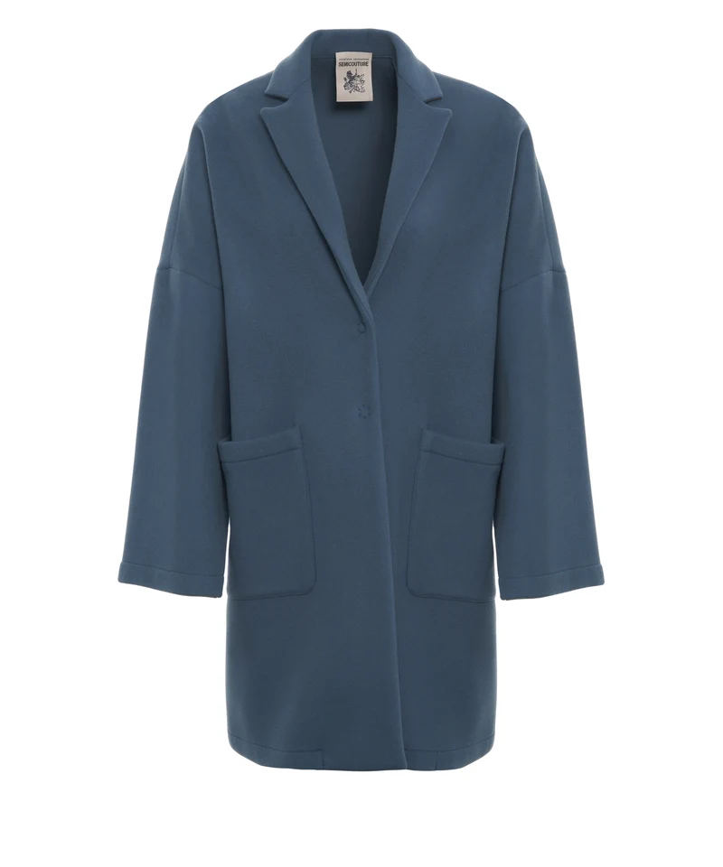 Cappotto con tasche applicate