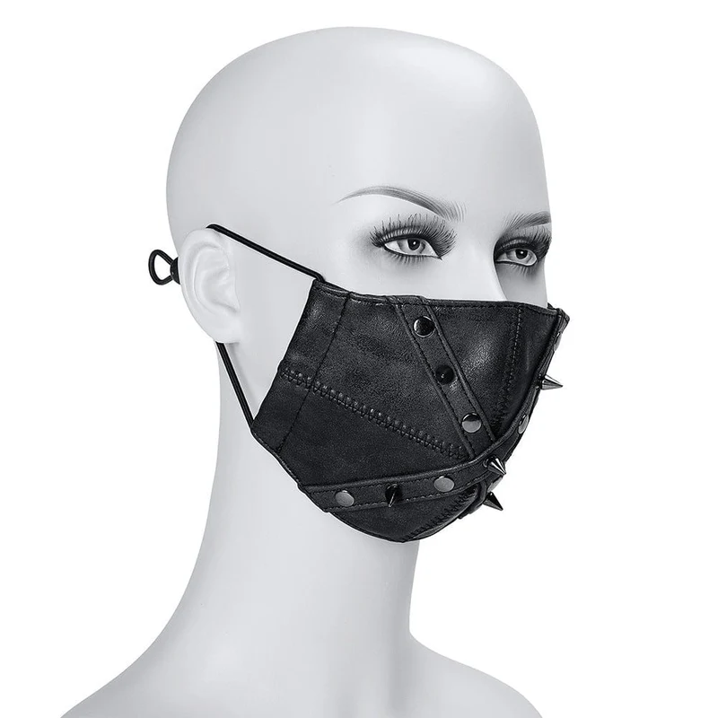 Unisex Steampunk Nieten Spleißmaske
