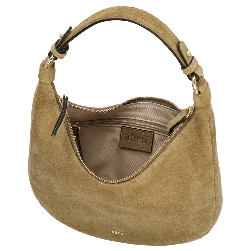 abro Nana Suede - Bolso de hombro Mini 27.5 cm (mud)