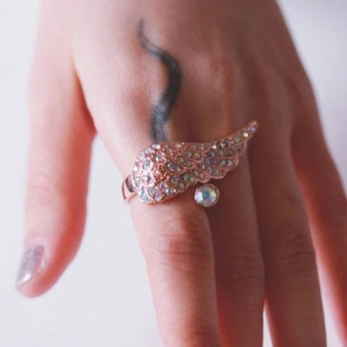 Damen-Steampunk-Poker-Dekor-Ring