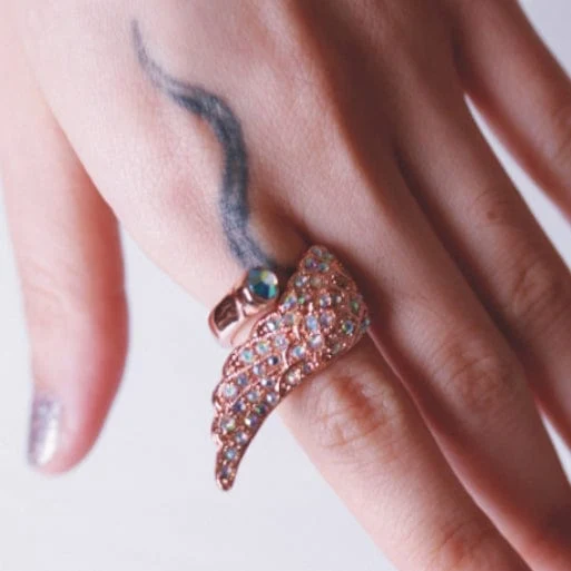 Damen-Steampunk-Poker-Dekor-Ring