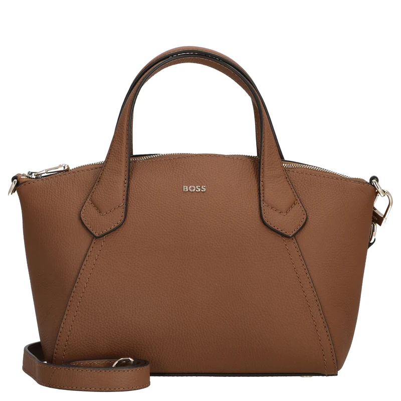 BOSS Lenah Zip Tote - Bolso de mano S 24 cm (medium brown)