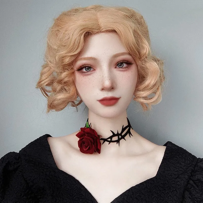 Gothic Rose Thorn Choker für Damen