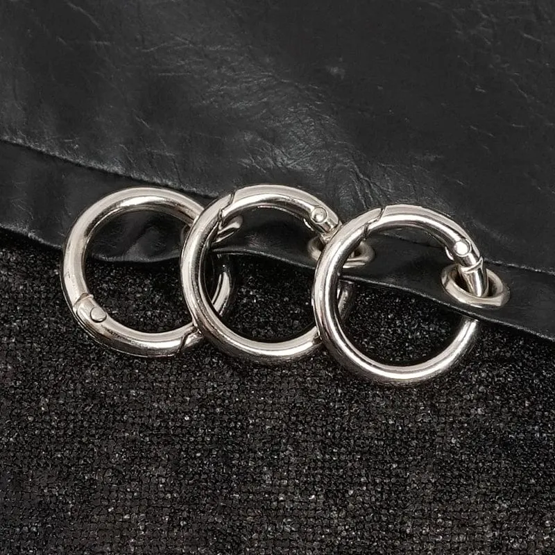 Herren Gothic Rollkragen Mesh Splice Unregelmäßiges Hemd