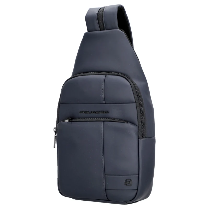 Piquadro Monosling Bag - Bolso bandolera 38 cm (blue)