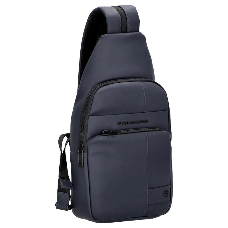 Piquadro Monosling Bag - Bolso bandolera 38 cm (blue)