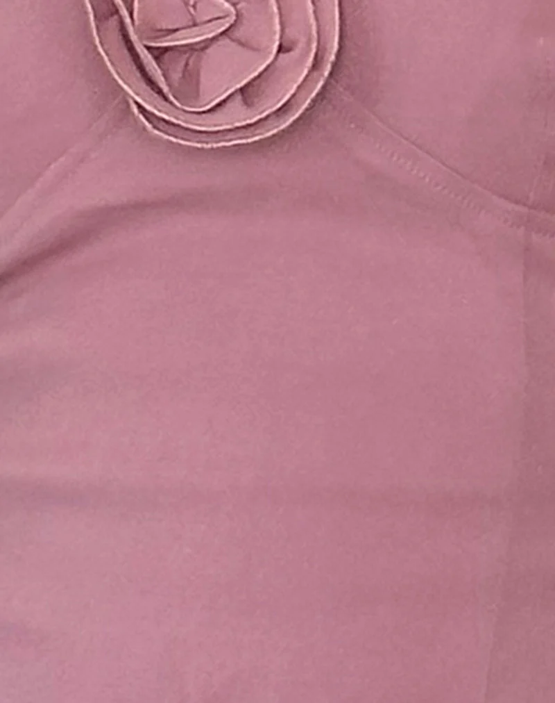 Indus Cami Top in Rosette Altrosa