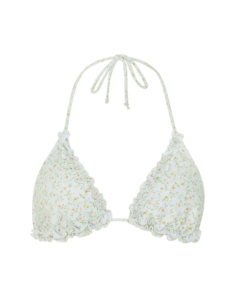 Pandya Bikini-Oberteil in Pretty Petal Ivory