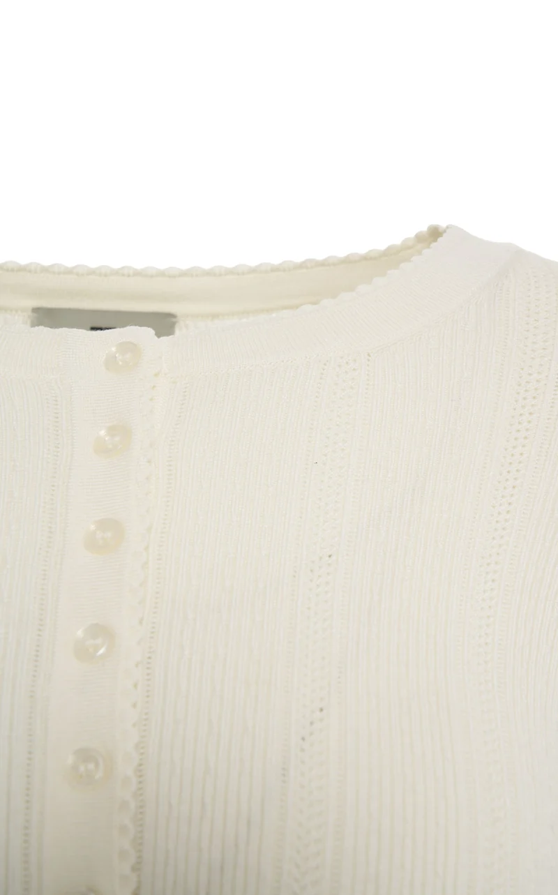 Cardigan con chiusura con bottoni
