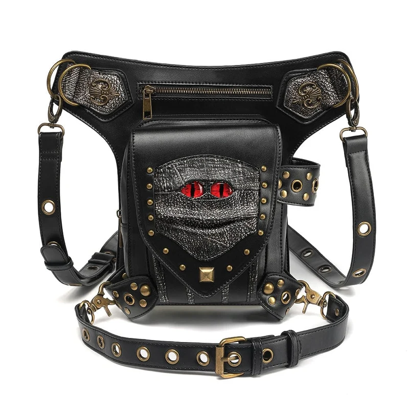 Unisex Steampunk Evil Eyes Multifunktionstasche