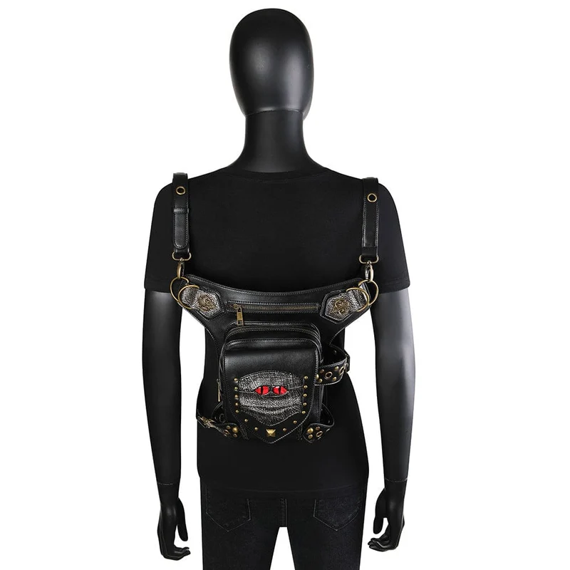 Unisex Steampunk Evil Eyes Multifunktionstasche