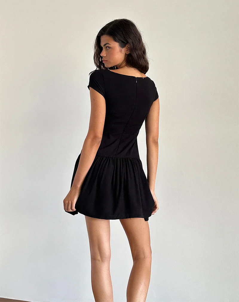 Ohayo Minikleid in Schwarz