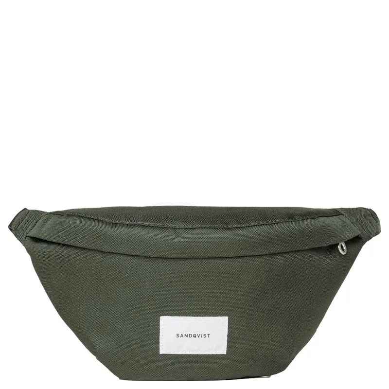 Sandqvist Ground Crossbody - Bolso bandolera 30 cm (dawn green)