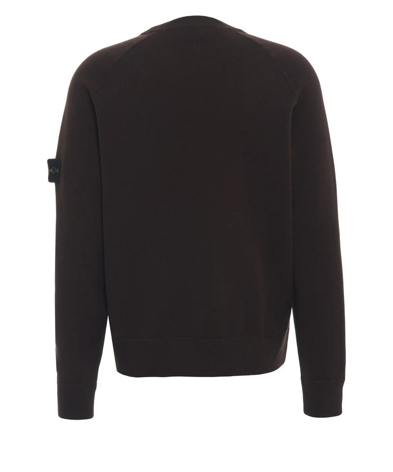 Pullover con patch logo