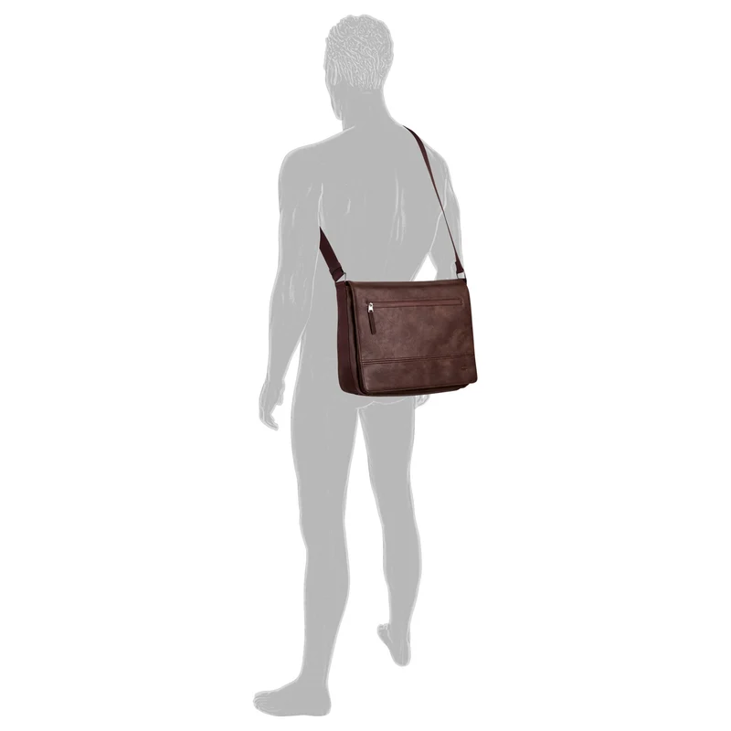Camel Active Traces Messenger - Bolso bandolera 15" 38.5 cm (brown)