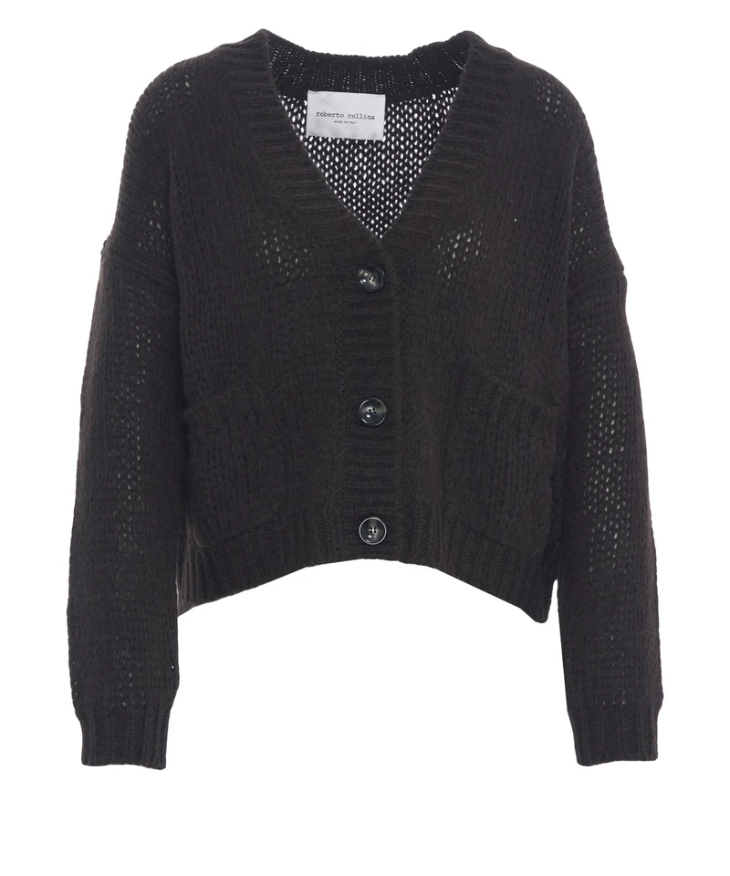 Cardigan in alpaca