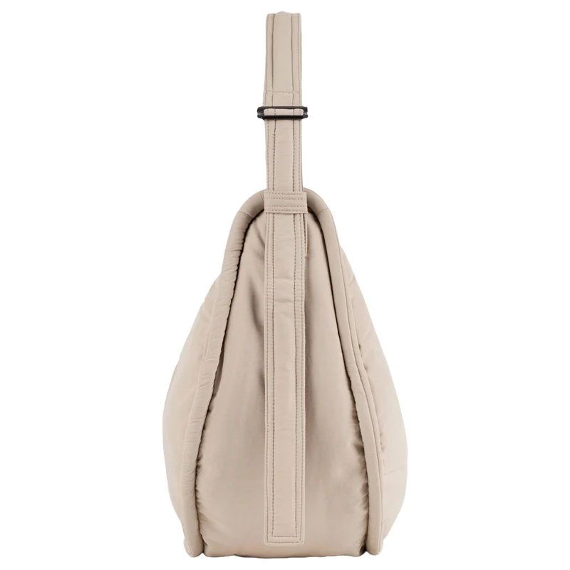 Sandqvist Curve Halfmoon - Bolso de hombro 42 cm (beige)