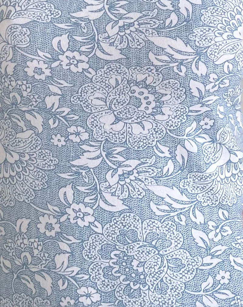 Jinsuni Minikleid aus weißem Lycra mit Ornamenten