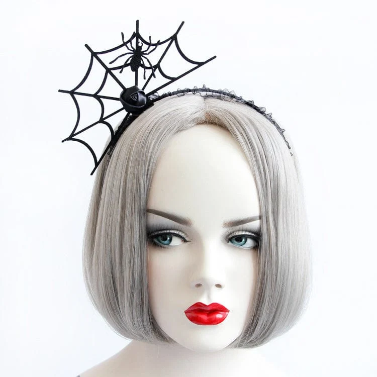 Gothic Spinnennetz Kopfbedeckung für Damen