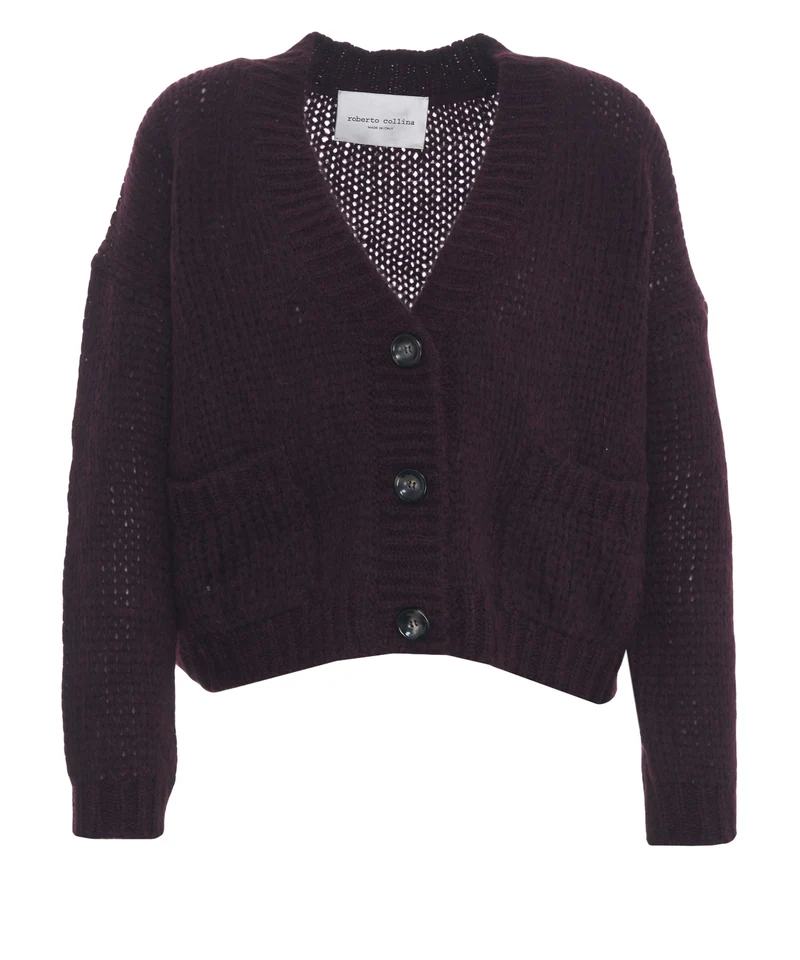 Cardigan in alpaca