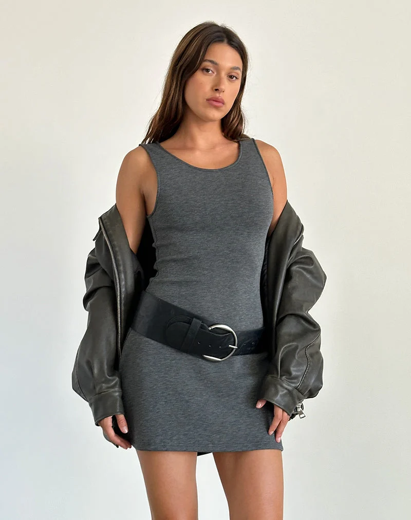 Onami Minikleid in Grau