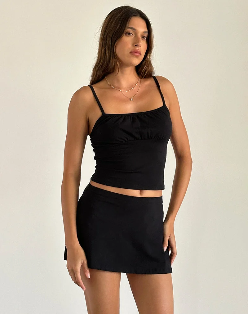 Sasya Cami Top in Schwarz