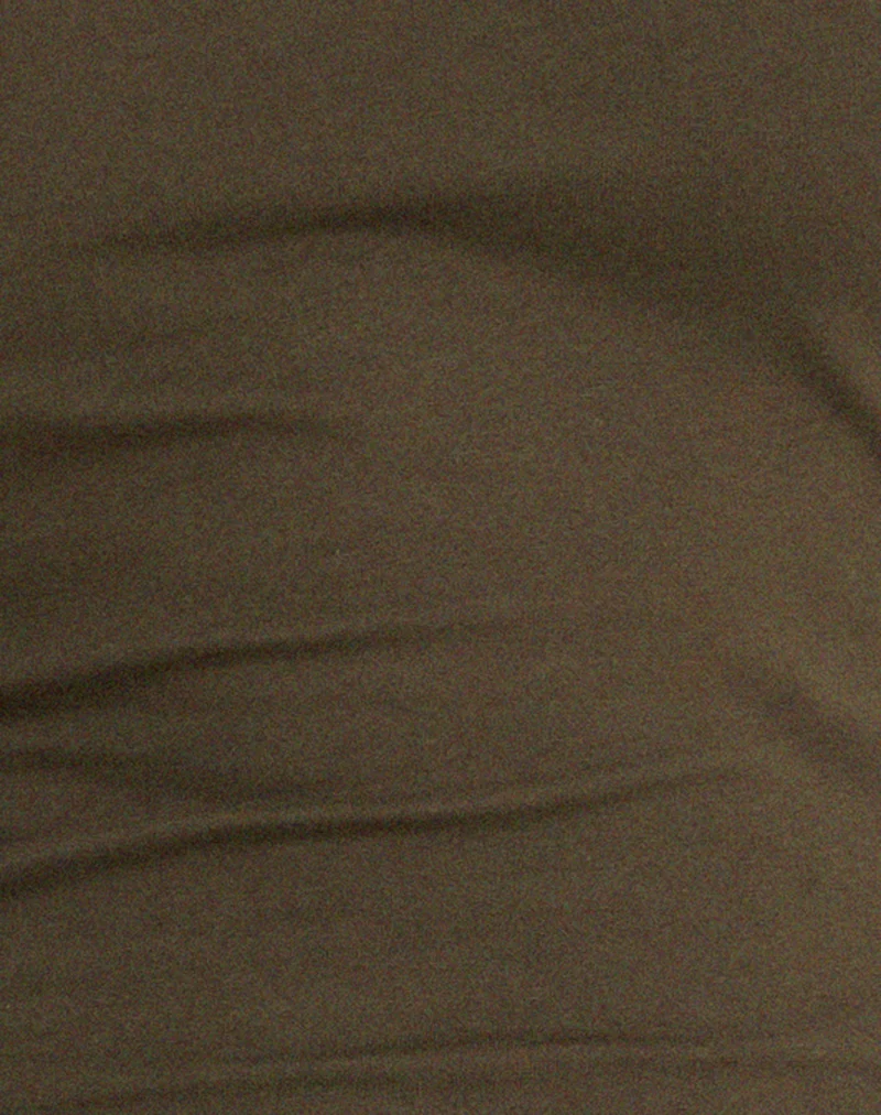 Bonlo Langarm-Top in Olive