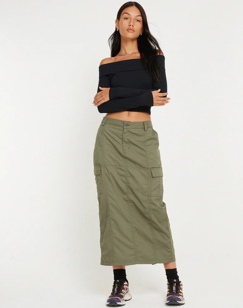 Sarina Top in Schwarz