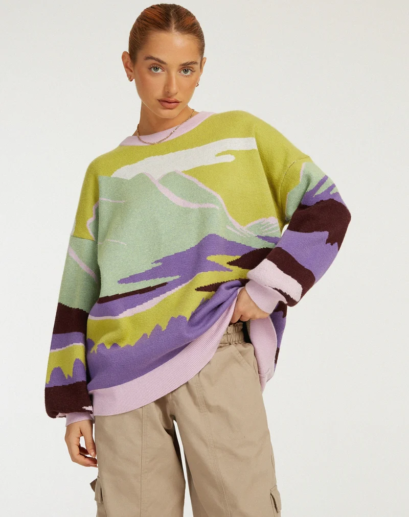 Lulees Pullover in Landschaft
