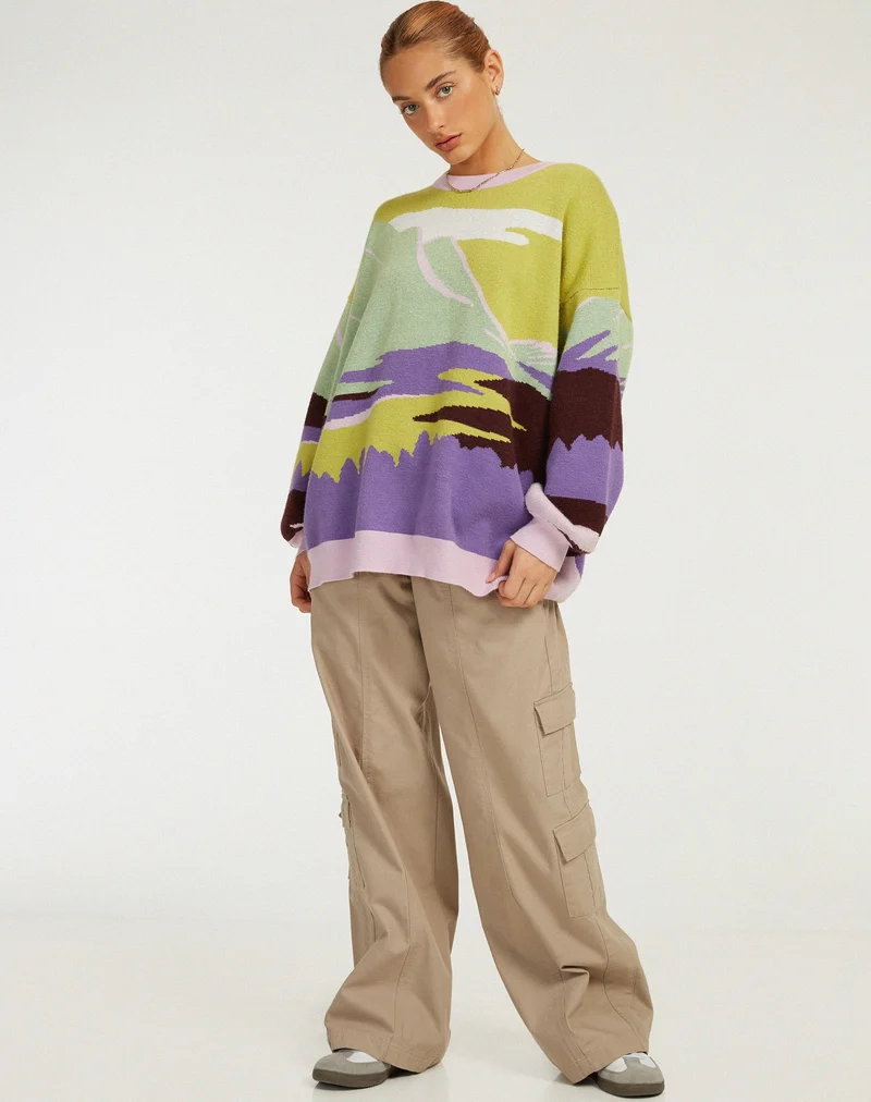 Lulees Pullover in Landschaft
