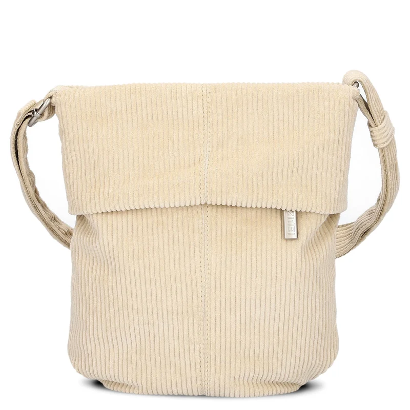 zwei Mademoiselle M45 - Bolso de hombro 22 cm (cord-creme)