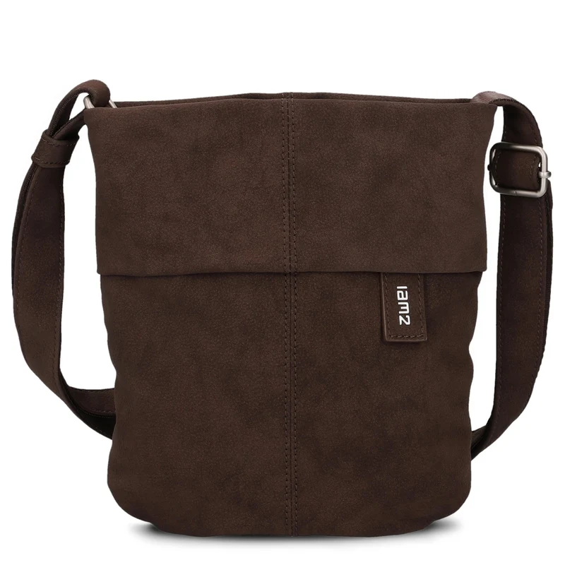zwei Mademoiselle M45 - Bolso de hombro 22 cm (nubuk-espresso)