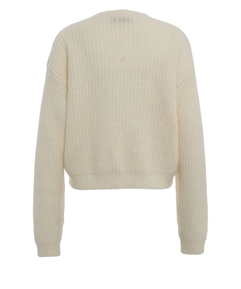 Maglione in alpaca e lana