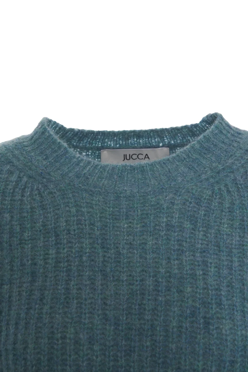 Maglione in alpaca e lana