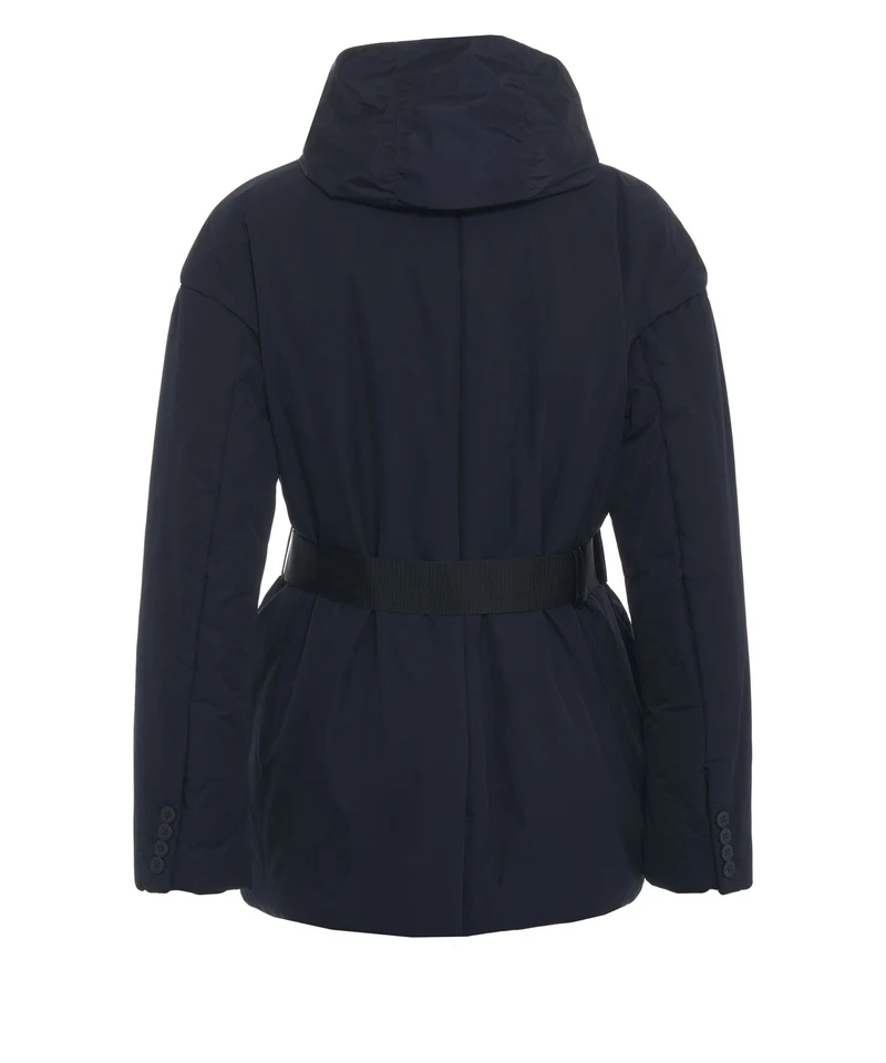 Giacca puffer con cintura