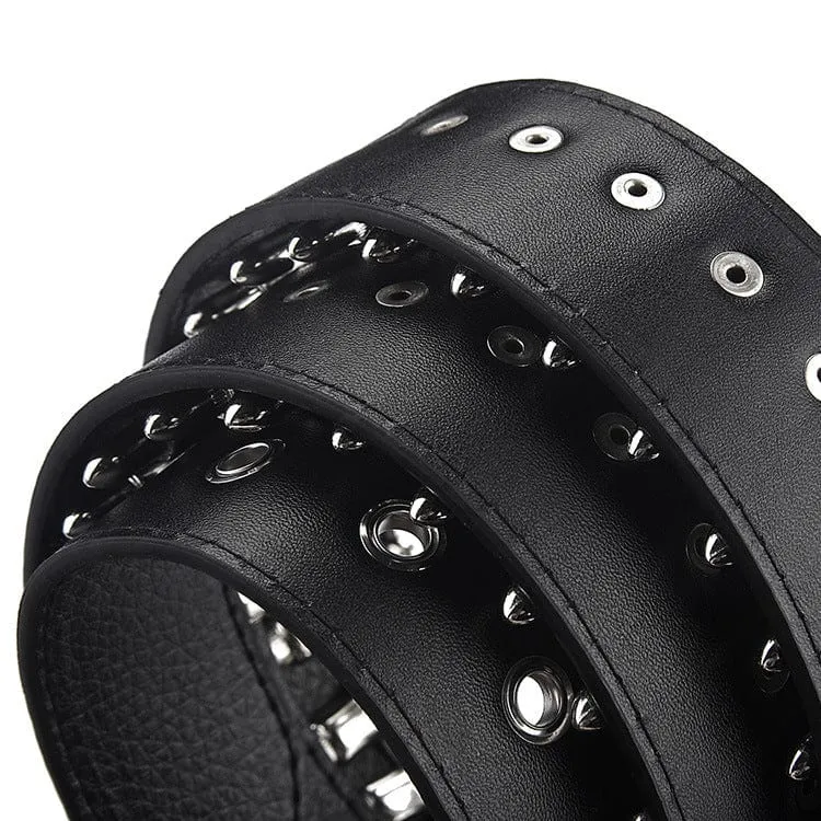 Punk Bullets Kunstledergürtel für Herren