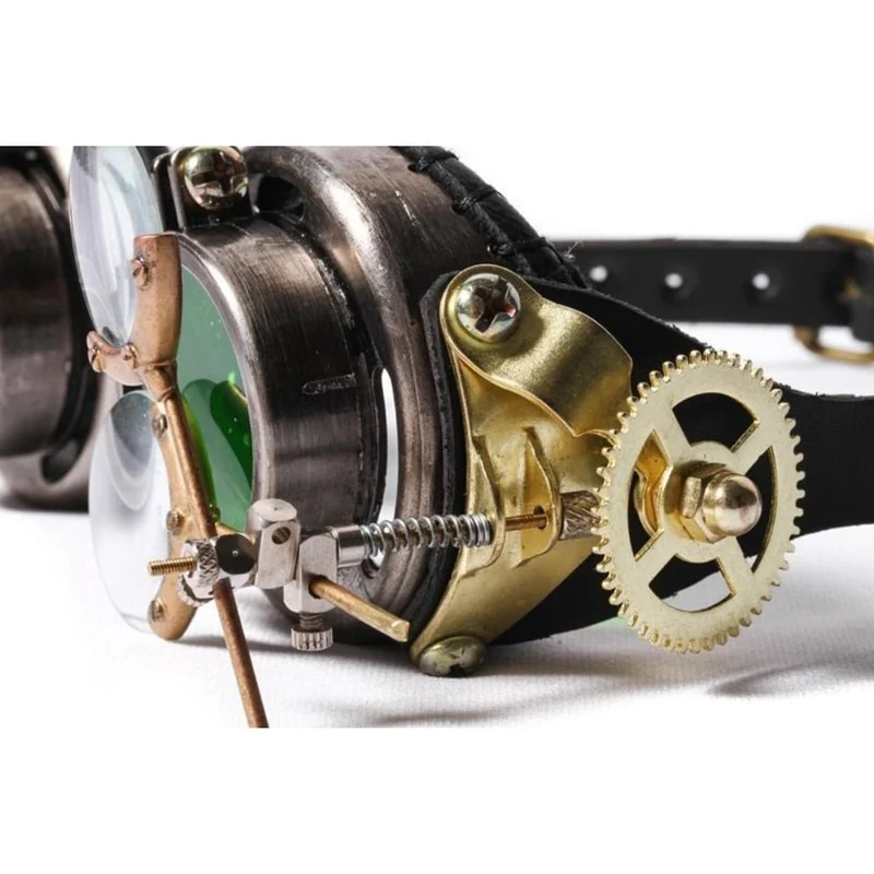 Steampunk Gear Schnallenbrille für Damen