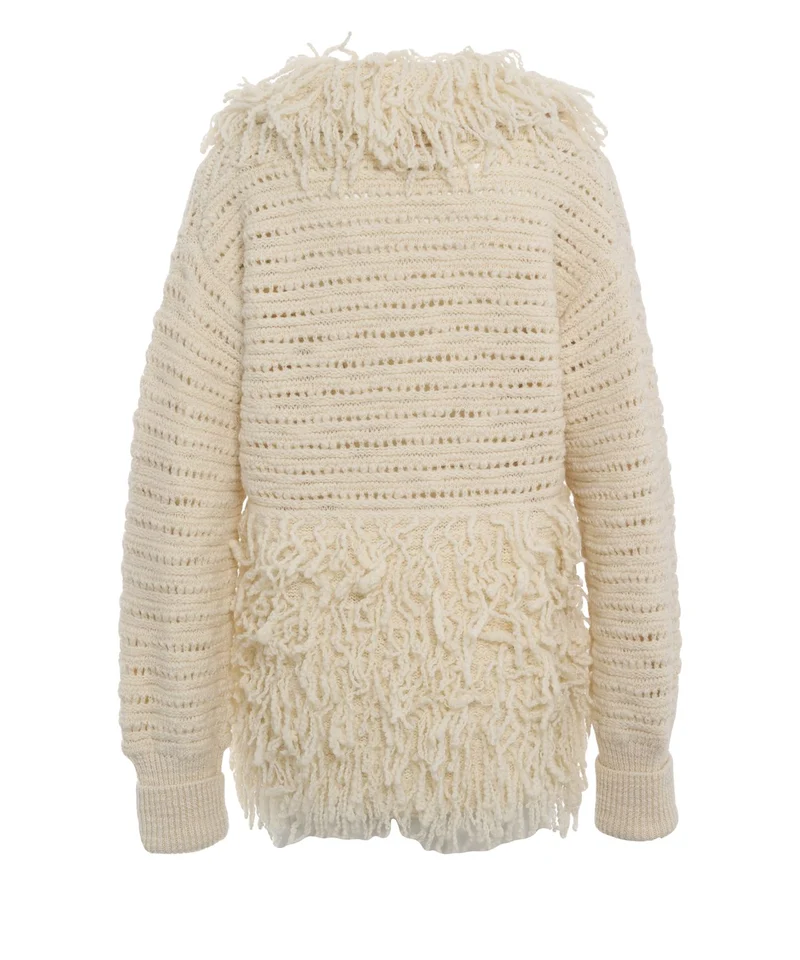 Cardigan in lana