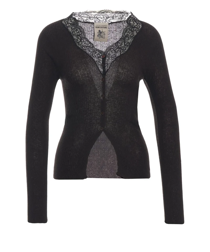 Cardigan con scollo a V