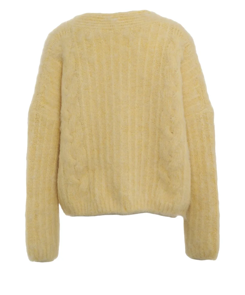 Cardigan in alpaca